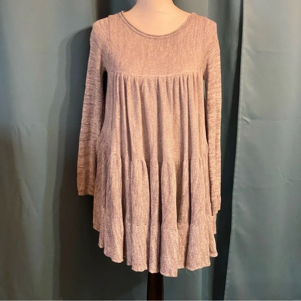 Free People Sweater Tunic Dress, Small